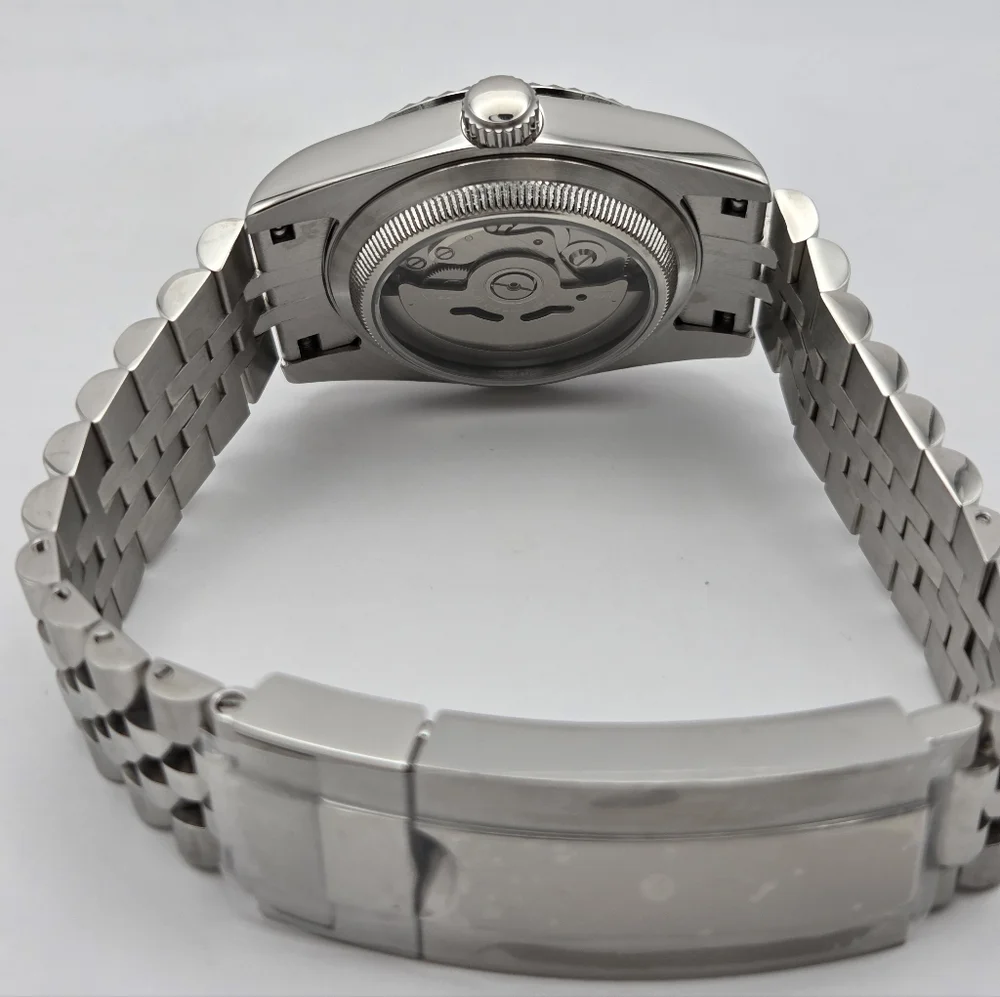 New Seiko Mod 39mm Automatic Watch Pink Dial - Picture 4 of 9